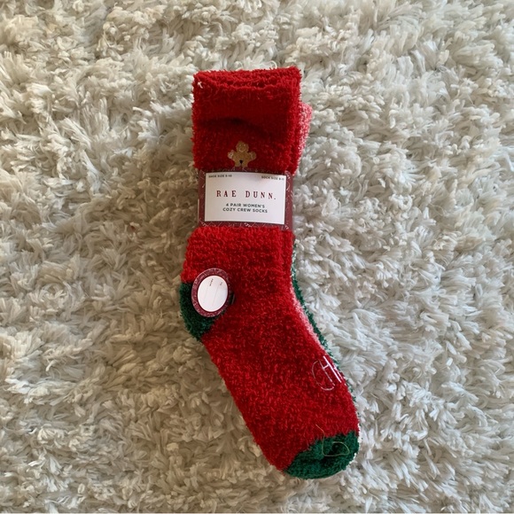 Rae Dunn Cozy Christmas Socks - 4 Pairs - Picture 2 of 6